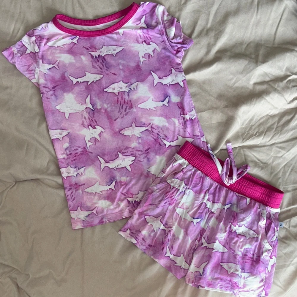 Birdie Bean Shark Bamboo PJs